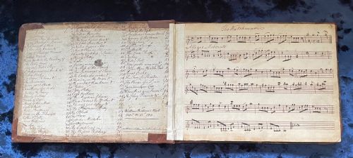 MANUSCRIPT MUSIC BOOK 1813 OR EARLIER - ADDITIONAL PHOTO 1