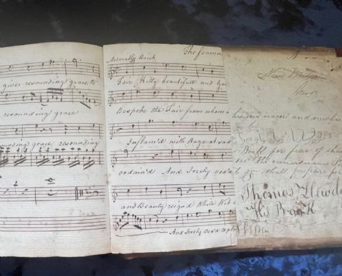 MANUSCRIPT MUSIC BOOK 1813 OR EARLIER - ADDITIONAL PHOTO 4