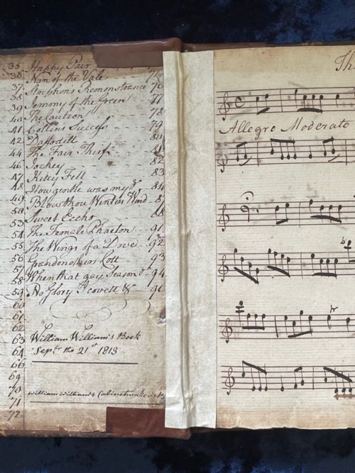 MANUSCRIPT MUSIC BOOK 1813 OR EARLIER - ADDITIONAL PHOTO 12