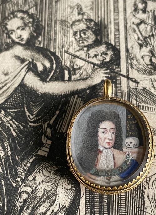 MINIATURE MEMORIAL PORTRAIT OF WILLIAM OF ORANGE - ADDITIONAL PHOTO 2