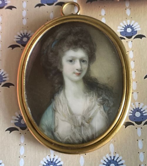 miniature portrait by horace hone - CATEGORY: ANTIQUE ART - DATED 18TH CENTURY