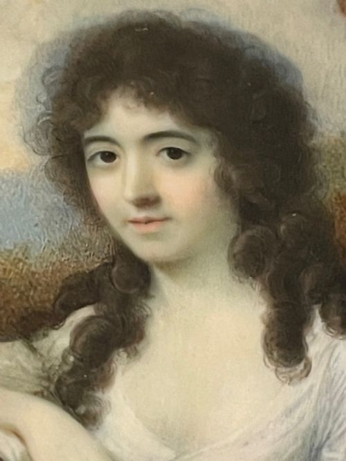 ROMANTIC MINIATURE PORTRAIT BY WALTER ROBERTSON - ADDITIONAL PHOTO 2