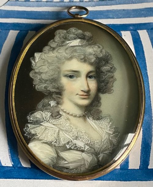 George Engleheart, Portrait Miniature with Provenance