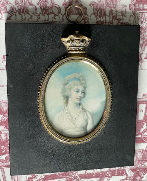 portrait miniature of hrh princess sophia - CATEGORY: ANTIQUE ART - DATED 18TH CENTURY