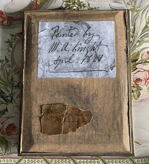 PORTRAIT MINIATURE BY FEMALE ARTIST MARY ANN KNIGHT - ADDITIONAL PHOTO 4