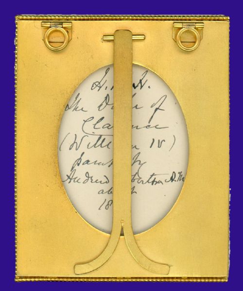 MINIATURE PORTRAIT OF WILLIAM IV BY ANDREW ROBERTSON - ADDITIONAL PHOTO 2