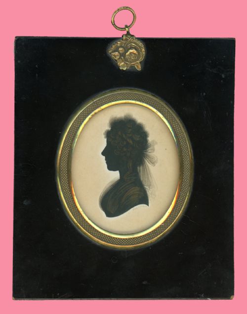 john field signed silhouette duchess of northumberland - CATEGORY: ANTIQUE MISCELLANEOUS - DATED 19TH CENTURY