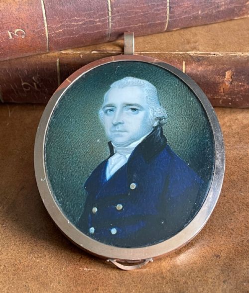 portrait miniature by george patten ara - CATEGORY: ANTIQUE ART - DATED 19TH CENTURY
