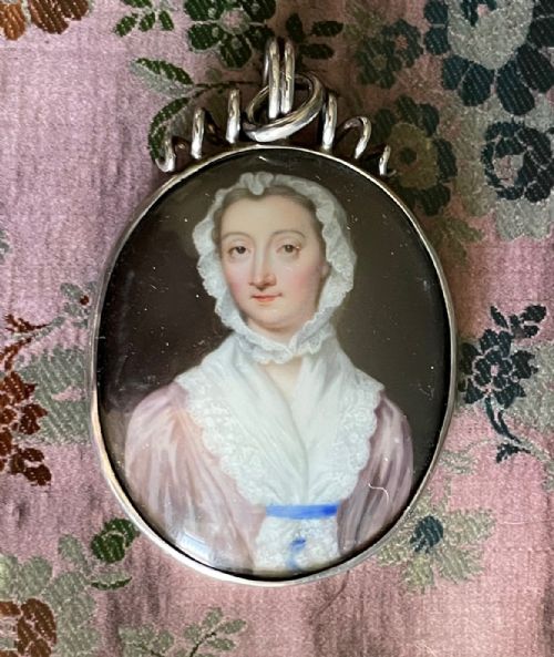 enamel portrait miniature of peg woffington by zincke - CATEGORY: ANTIQUE ART - DATED 18TH CENTURY