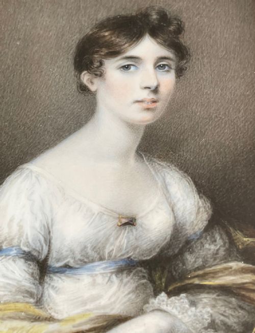 MINIATURE PORTRAIT LINKED TO EARL GREY TEA AND LORD BYRON - ADDITIONAL PHOTO 1
