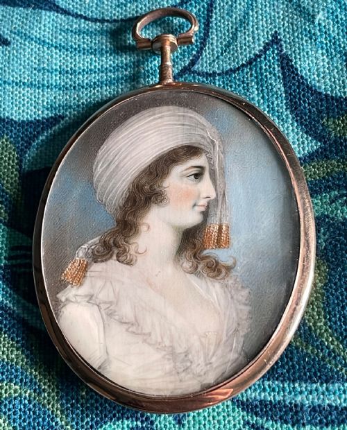 miniature portrait by thomas richmond - CATEGORY: ANTIQUE ART - DATED 18TH CENTURY