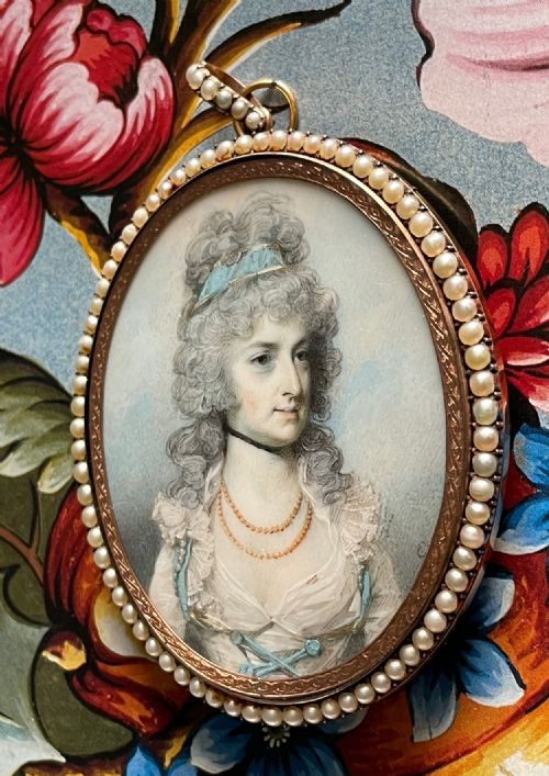 GEORGE ENGLEHEART SIGNED PORTRAIT OF FRANCES DOYLE - ADDITIONAL PHOTO 3