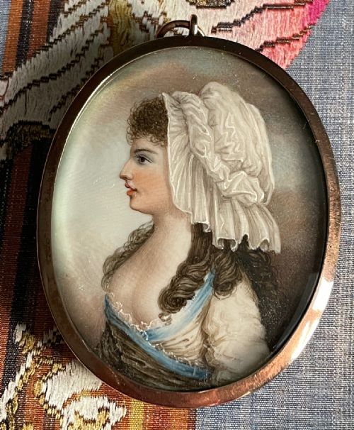 frederick buck portrait miniature - CATEGORY: ANTIQUE ART - DATED REGENCY