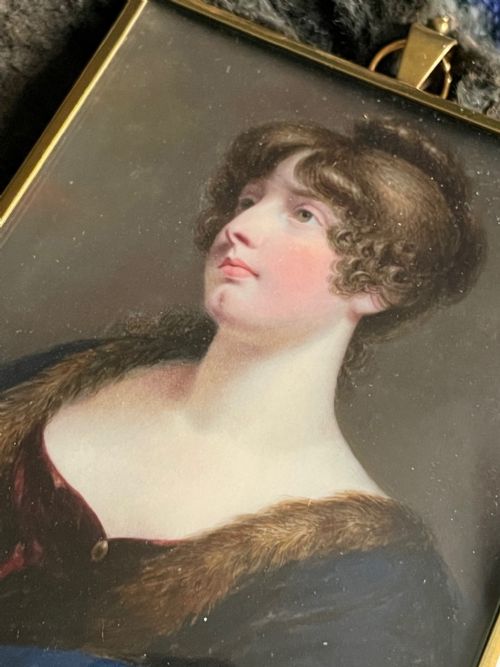 ALEXANDER GALLAWAY A SCOTTISH COUNTESS MINIATURE PORTRAIT - ADDITIONAL PHOTO 1