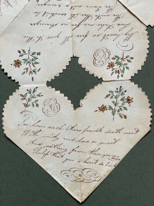 CUT PAPER WATERCOLOUR VALENTINE - ADDITIONAL PHOTO 2