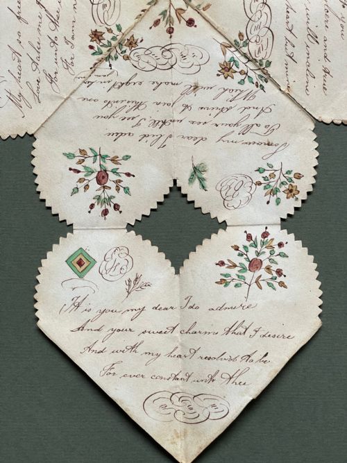 CUT PAPER WATERCOLOUR VALENTINE - ADDITIONAL PHOTO 3