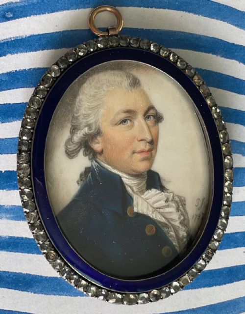 PHILIP JEAN PORTRAIT OF A GENTLEMAN 1787 SIGNED - ADDITIONAL PHOTO 3