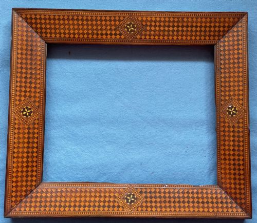 handsome parquetry frame no 1 - CATEGORY: ANTIQUE MISCELLANEOUS - DATED 19TH CENTURY