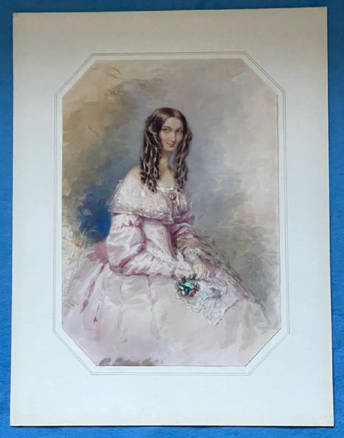 WATERCOLOUR BY FRANOIS THODORE ROCHARD UNFRAMED - ADDITIONAL PHOTO 1