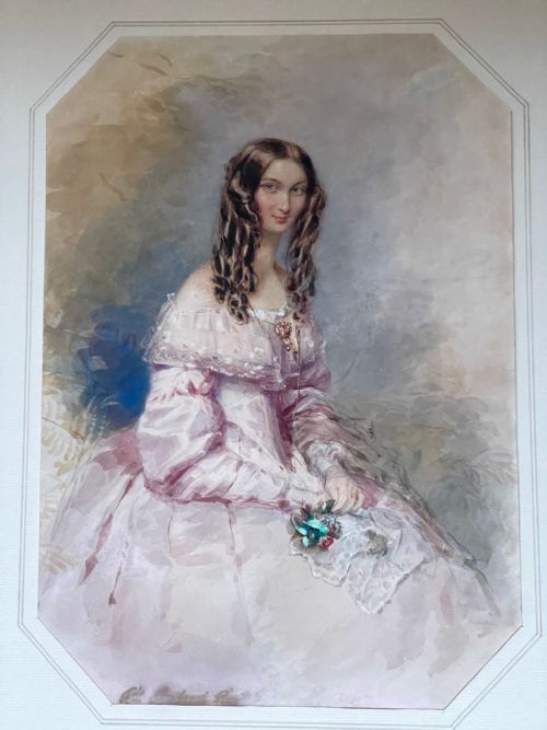 WATERCOLOUR BY FRANOIS THODORE ROCHARD UNFRAMED - ADDITIONAL PHOTO 2