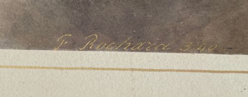 WATERCOLOUR OF A LADY BY FRANOIS THODORE ROCHARD - ADDITIONAL PHOTO 4