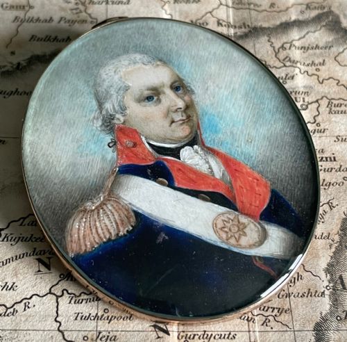 MINIATURE PORTRAIT OF CAPTAIN RICHARD HAMILTON ROYAL ARTILLERY - ADDITIONAL PHOTO 1