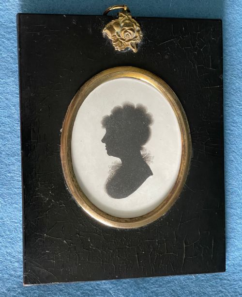 silhouette on plaster by john miers - CATEGORY: ANTIQUE MISCELLANEOUS - DATED REGENCY