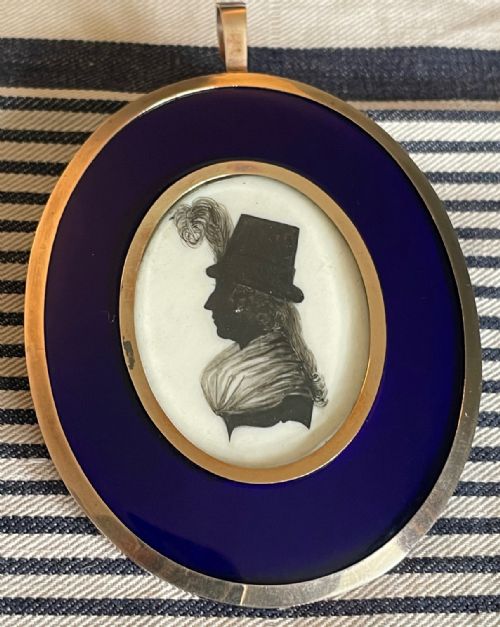 SILHOUETTE LOCKET BY JOHN BUTTERWORTH CIRCA 1790 - ADDITIONAL PHOTO 2