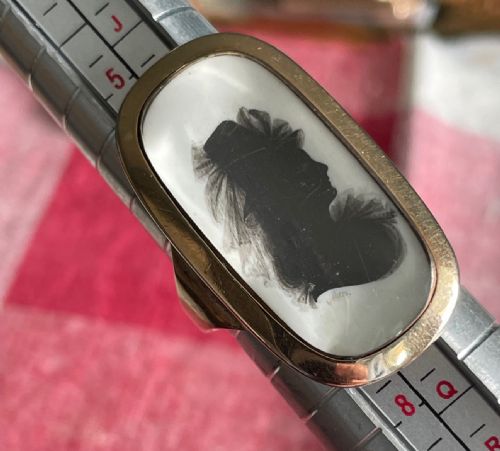 JOHN MIERS SILHOUETTE RING LADY CIRCA 1790 - ADDITIONAL PHOTO 3