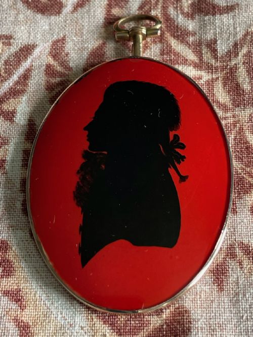 rare antietruscan style silhouette by charles rosenberg - CATEGORY: ANTIQUE ART - DATED 18TH CENTURY