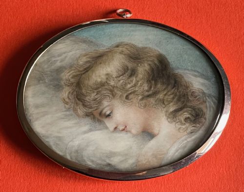 samuel shelley an ethereal miniature portrait - CATEGORY: ANTIQUE ART - DATED 18TH CENTURY
