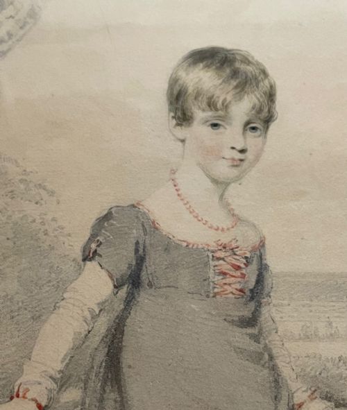 CHARMING PORTRAIT BY HENRY EDRIDGE ARA 1806 - ADDITIONAL PHOTO 1