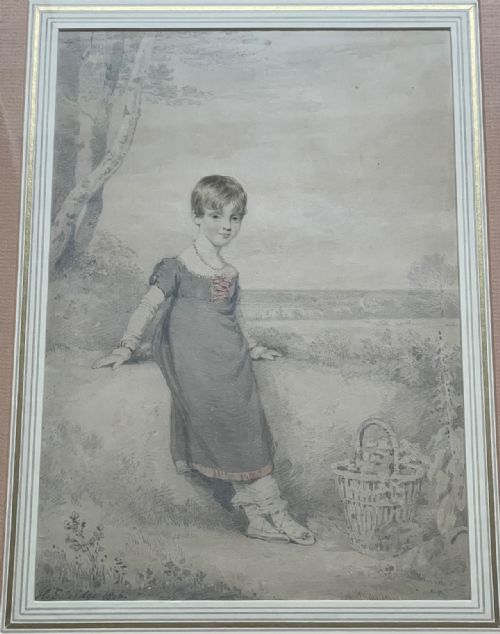 CHARMING PORTRAIT BY HENRY EDRIDGE ARA 1806 - ADDITIONAL PHOTO 2