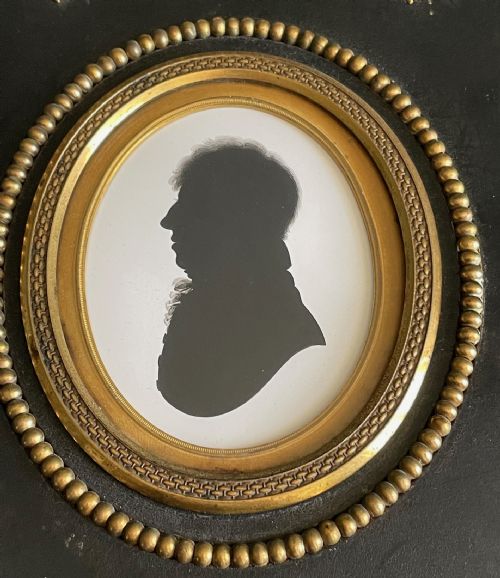 JOHN MIERS FINE SILHOUETTE OF A DEVON GENTLEMAN - ADDITIONAL PHOTO 3