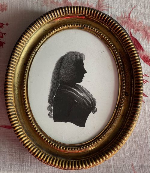 silhouette by thomas wheeler 1790 - CATEGORY: ANTIQUE ART - DATED 18TH CENTURY