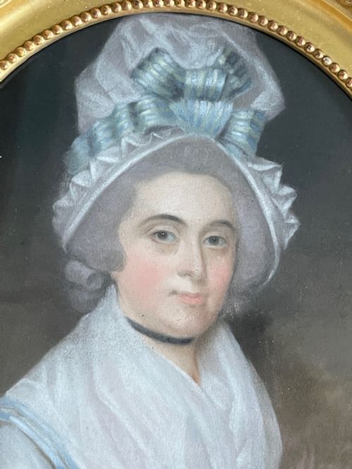 PASTEL PORTRAIT OF A LADY 1770S - ADDITIONAL PHOTO 1