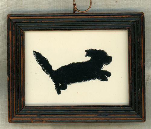 augustin edouart cut silhouette of zip - CATEGORY: ANTIQUE ART - DATED 19TH CENTURY