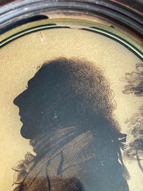 JANE READ GEORGIAN SILHOUETTE ON GLASS - ADDITIONAL PHOTO 2