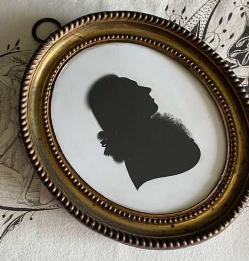 JOHN MIERS PAINTED SILHOUETTE CIRC 1788 - ADDITIONAL PHOTO 1