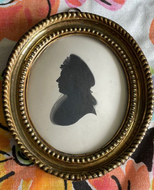 PAINTED SILHOUETTE BY JOHN SMITH OF EDINBURGH - ADDITIONAL PHOTO 1