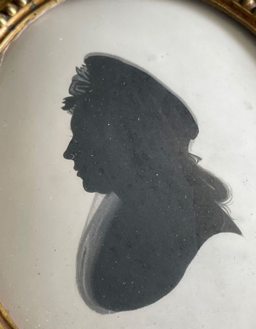 PAINTED SILHOUETTE BY JOHN SMITH OF EDINBURGH - ADDITIONAL PHOTO 2