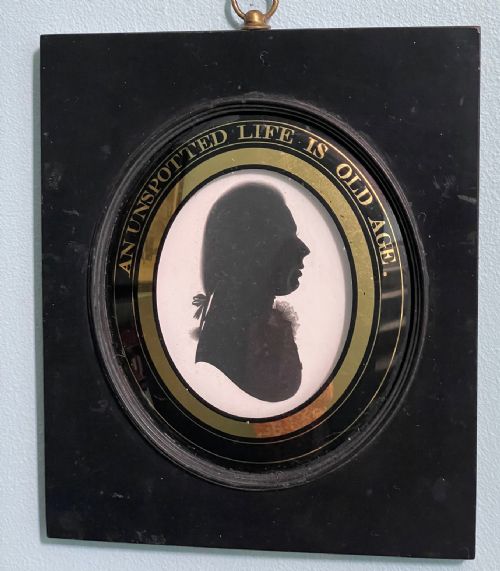 JOHN MIERS UNUSUAL SILHOUETTE WITH MOTTO - ADDITIONAL PHOTO 1