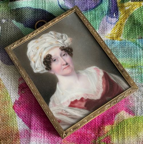 JCD ENGLEHEART SIGNED PORTRAIT MINIATURE - ADDITIONAL PHOTO 1