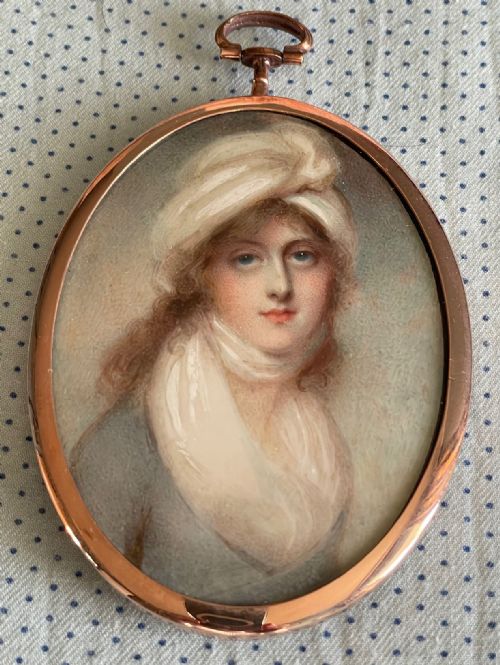 mathilda fielding painted by anne mee - CATEGORY: ANTIQUE ART - DATED 18TH CENTURY