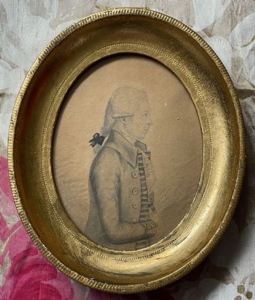 PENCIL PORTRAITS OF DRAPER GEORGE DRAYTON HIS WIFE - ADDITIONAL PHOTO 3