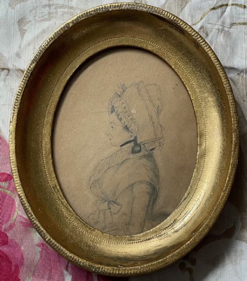 PENCIL PORTRAITS OF DRAPER GEORGE DRAYTON HIS WIFE - ADDITIONAL PHOTO 4