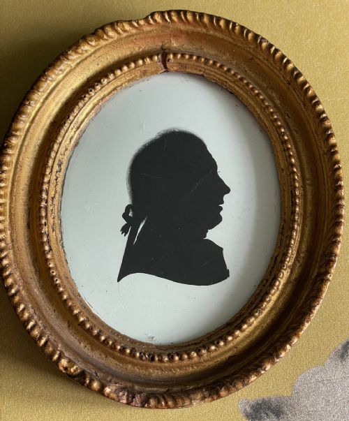 early silhouette by john miers with leeds label - CATEGORY: ANTIQUE ART - DATED 18TH CENTURY