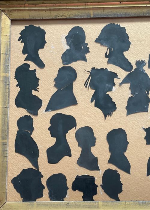 UNUSUAL CUT SILHOUETTE GROUP KING GEORGE III - ADDITIONAL PHOTO 3