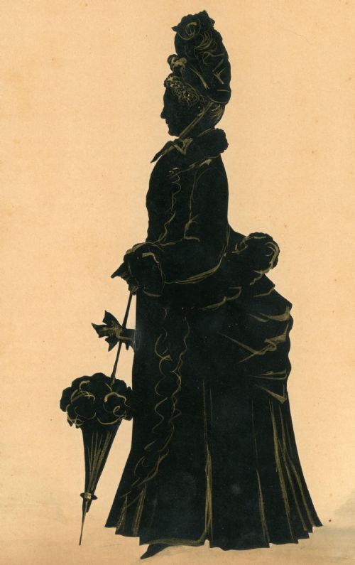 BENJAMIN PEARCE CUT AND GILDED SILHOUETTE - ADDITIONAL PHOTO 2