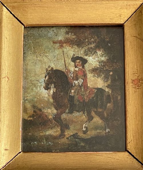 MINIATURE OIL ON COPPER PORTRAIT - ADDITIONAL PHOTO 1
